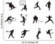sport silhouette Wall Decal