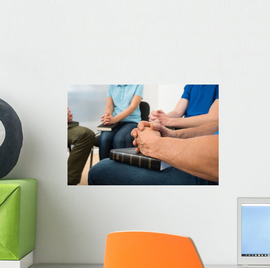 People Praying Wall Mural