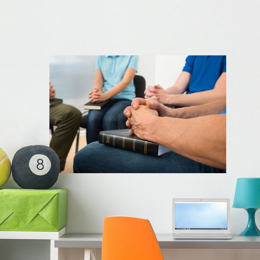 People Praying Wall Mural