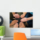 People Holding Holy Bible Wall Mural