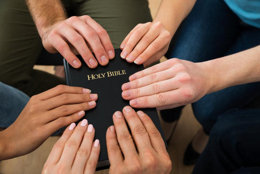 People Holding Holy Bible Wall Decal