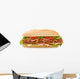 Whole grain turkey sandwich with lettuce, cheese & tomatoes Wall Decal