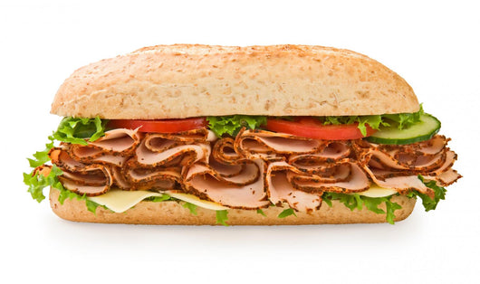 Whole Grain Turkey Sandwich With Lettuce, Cheese & Tomatoes Wall Decal