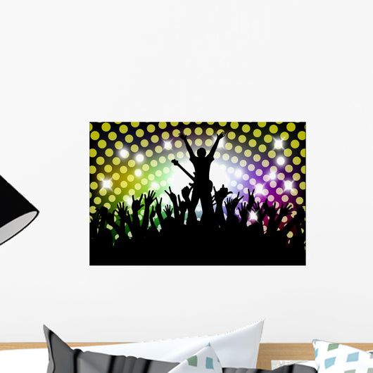 Evening Night Club People Wall Decal