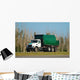 Garbage truck Wall Mural