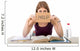 student girl studying for university exam asking for help Wall Decal