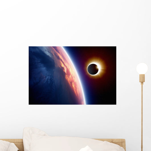 Sun eclipse Wall Mural