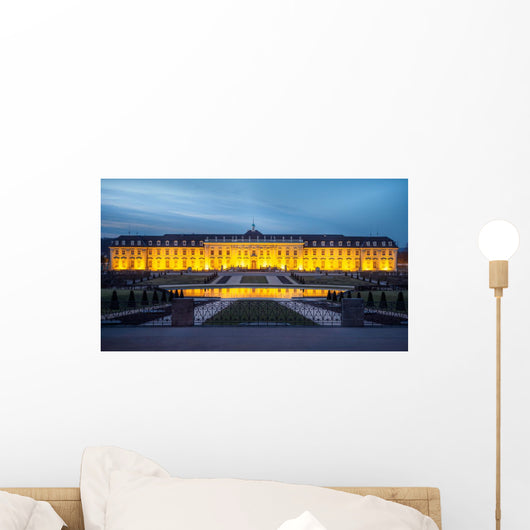 Residenzschloss Ludwigsburg bei Nacht Wall Mural