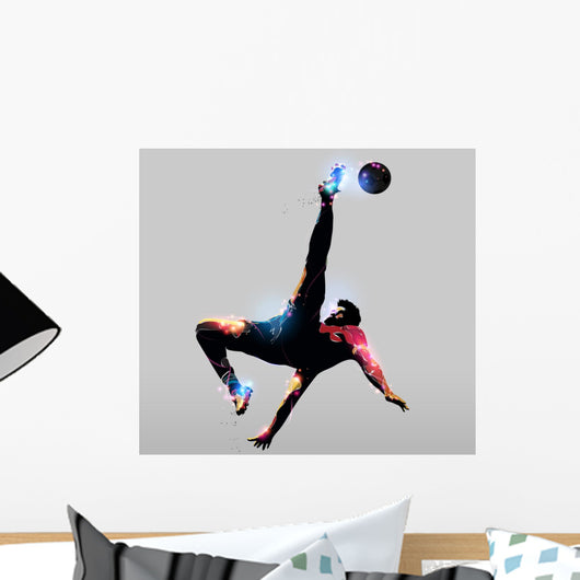 Abstract over Head Kick Wall Decal