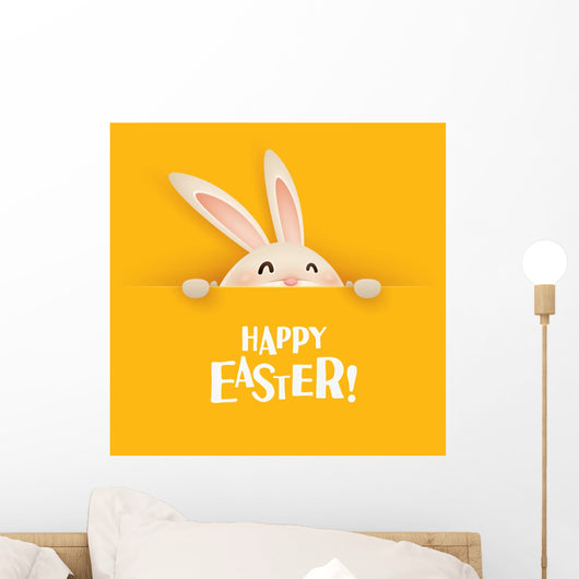 Happy Easter! Easter greeting card. Wall Mural
