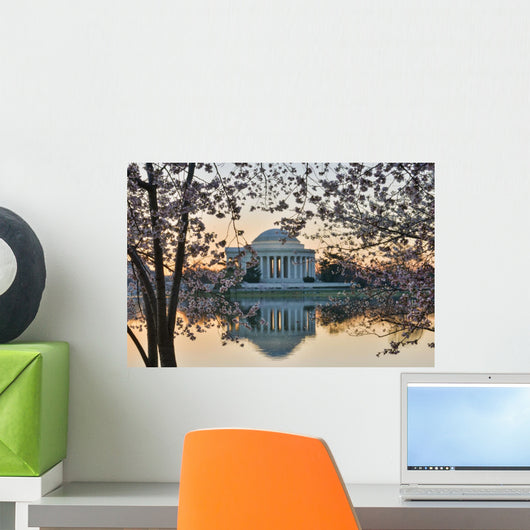 Washington DC - Thomas Jefferson Memorial in Spring Wall Mural