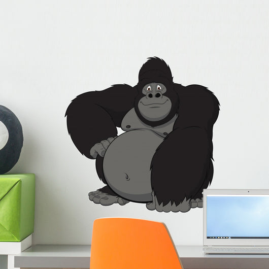 Funny monkey Wall Decal