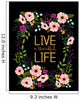 Thankful flower wreath Wall Mural