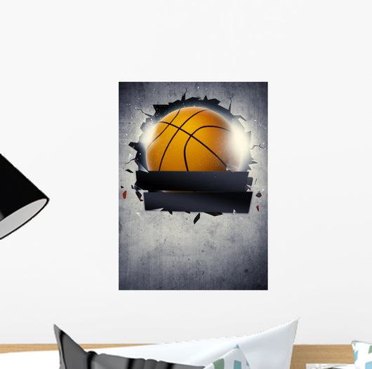 Basketball background Wall Mural
