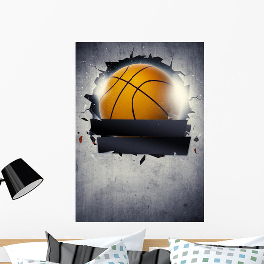 Basketball background Wall Mural