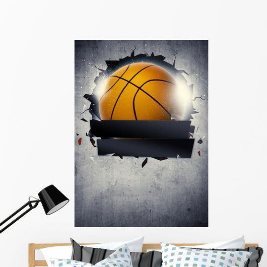 Basketball background Wall Mural