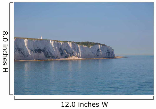 white cliffs Wall Mural