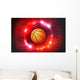Basketball Tournament Bracket Illustration Wall Mural