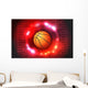 Basketball Tournament Bracket Illustration Wall Mural