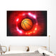 Basketball Tournament Bracket Illustration Wall Mural