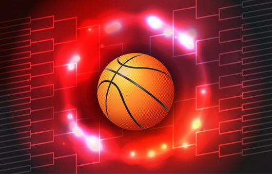 Basketball Tournament Bracket Illustration Wall Decal