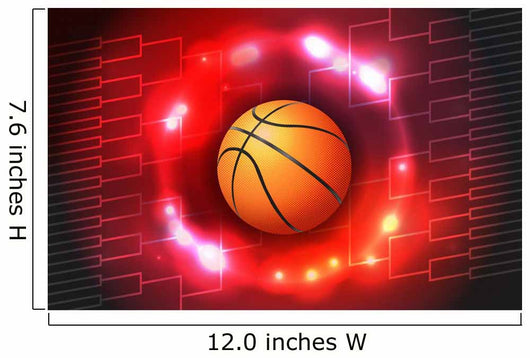 Basketball Tournament Bracket Illustration Wall Mural