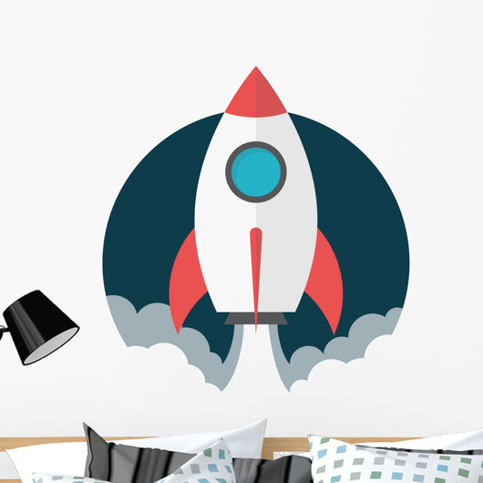 Rocket Launch Wall Decal