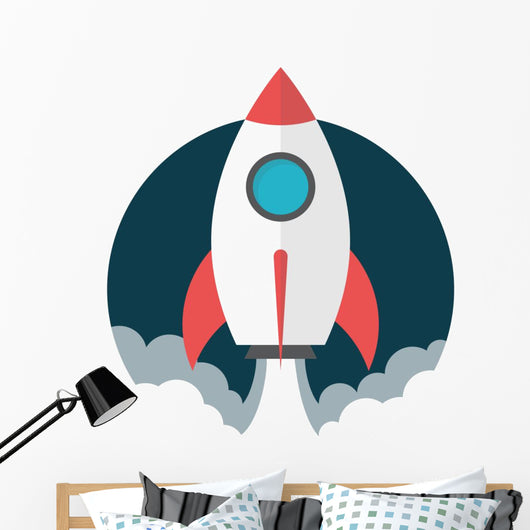 Rocket Launch Wall Decal