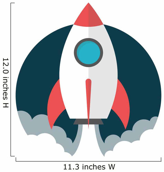 Rocket Launch Wall Decal