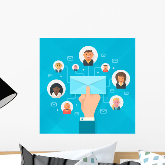 Email Campaign Wall Mural