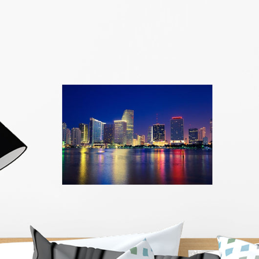 Miami Skyline Wall Decal