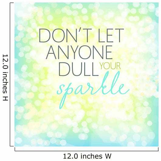 Dont let anyone quote art Wall Mural