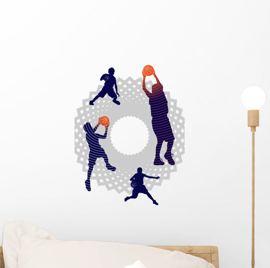 Meditative Basketball Wall Decal