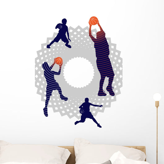 Meditative Basketball Wall Decal