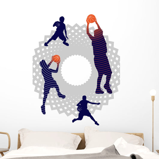 Meditative Basketball Wall Decal