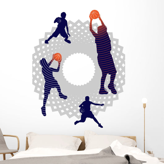 Meditative Basketball Wall Decal