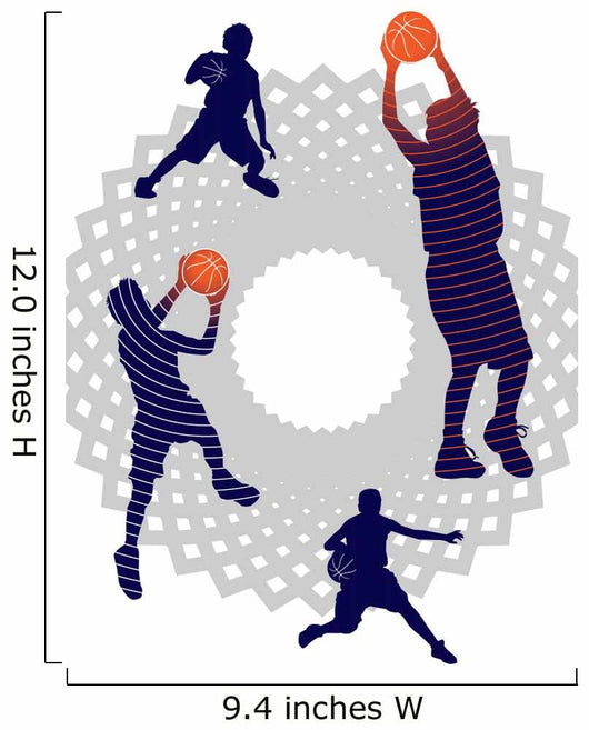 Meditative Basketball Wall Decal