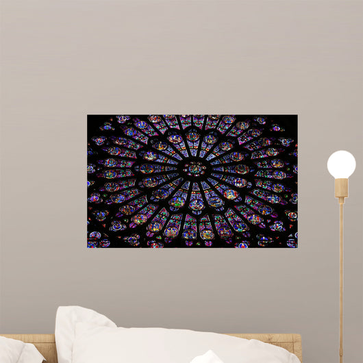 Beautiful Glass Window Details Wall Decal