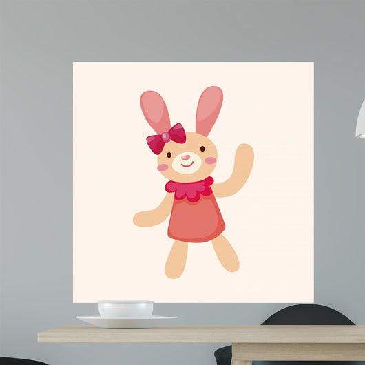 rabbit theme element vector,eps Wall Mural