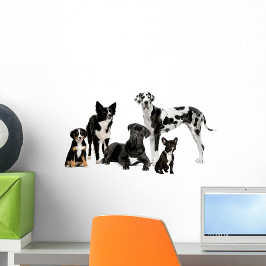 Group of Dogs Wall Decal