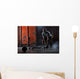 Bald charismatic athlete doing squats with weights. Wall Mural