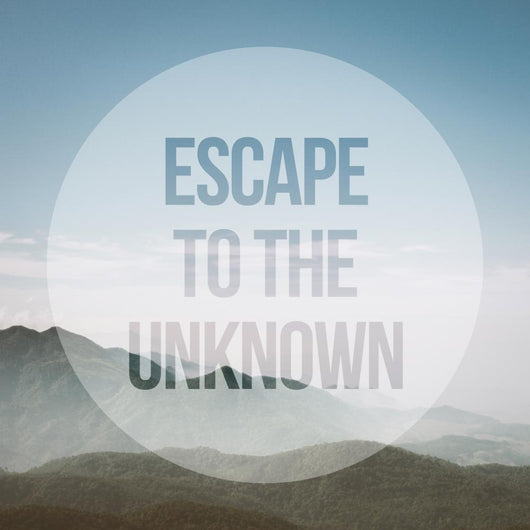 Quote With Mountain And Sky Background Wall Decal