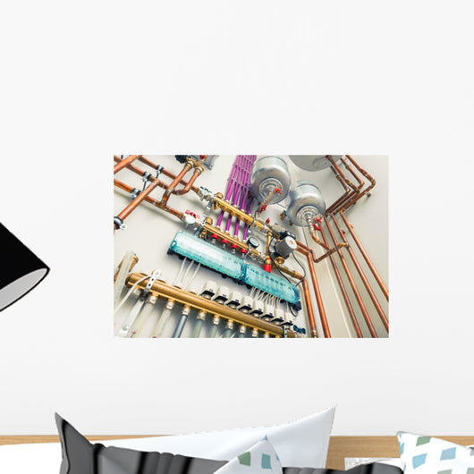 Independent Heating System Boiler-house Wall Decal