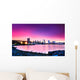View of New York City at dusk Wall Mural