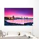 View of New York City at dusk Wall Mural