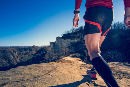 Man Doing Trail Running Wall Decal