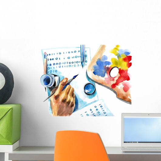 programming art Wall Mural