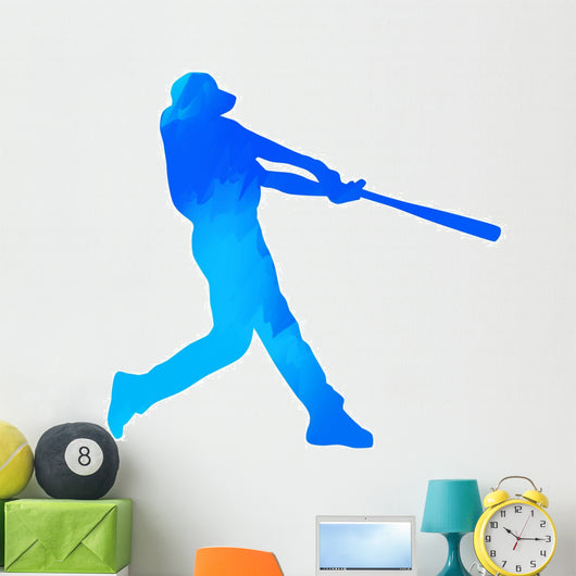 Baseball Player Wall Decal