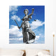 justitia in blue sky Wall Mural