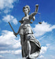 Justitia In Blue Sky Wall Decal